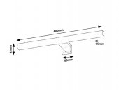 Aplica baie led 6W OLIRO 75051 Rabalux