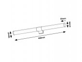 Aplica baie led 6W ZAIN 75043 Rabalux