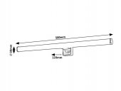 Aplica baie led 9W NOUR 75038 Rabalux