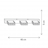 Aplica baie led 9W ROMANCE KL146000 Klausen