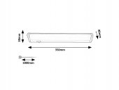 Aplica bucatarie led 5W EASY 78058 Rabalux