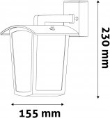 Aplica exterior E27 CORONADO AOLWE27-CORD Avide