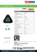 Aplica exterior led 11W IP54 ANGEL-11 Horoz