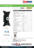 Aplica exterior led 12W IP54 SCADA Horoz