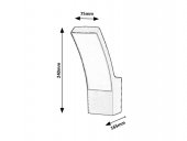 Aplica exterior led 12W PALANGA 7504 Rabalux