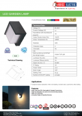 Aplica exterior LED 12W SUGA-12/SC HOROZ