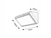 Aplica exterior led 13W RAPLA 7282 Rabalux