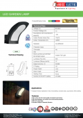 Aplica exterior led 15W IP65 Superb 076-040-0015 Horoz