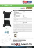 Aplica exterior led 17W IP54 VIPER Horoz