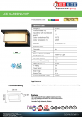Aplica exterior led 20W IP54 PALACE Horoz