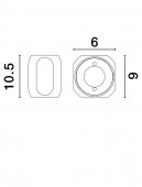 Aplica led 8W ELLI 9088113 Nova Luce