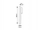 Aplica moderna led 12W SINDRI 71087 RABALUX