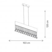 Aplica moderna led 36W ROYALTY KL142100 Klausen