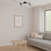 Aplica/Plafoniera moderna 2 becuri E14 SOMA 73092 RABALUX