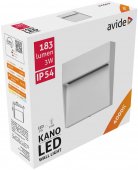 Aplica/Spot aplicat LED 3W 4000K IP54 KANO Avide