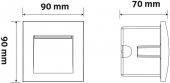 Aplica/Spot incastrat LED 3W 4000K IP54 Avide