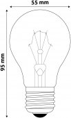Bec incandescent industrial E27 40W ASG27WW-40W Avide