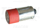 Bec led semnalizare rosu BA9S 230V AC/DC NYGL-ACDC230R Tracon