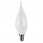 Bec lumanare LED 6W flacara alb cald E14 06-7376/cald LUMEN