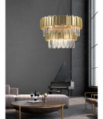 Candelabru clasic cristal 20 becuri G9 Baladona 81091718 Nova Luce