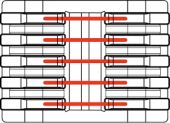 Clema de legatura cablu 4X0,5-4(2,5)mm2 32 A OVOTT44 Tracon
