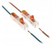 Conectori doza cablu rigid/flexibil 2 poli 0.5-4mm 221 WAGO