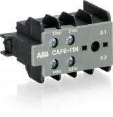Contact auxiliar frontal 1NO+1NC CAF6-11N ABB