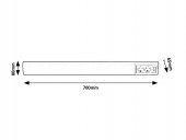 Corp aplicat baie/bucatarie led 15W cu prize BATH 78065 Rabalux