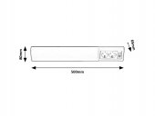 Corp aplicat baie/bucatarie led 10W cu prize BATH 78064 Rabalux