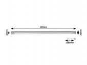 Corp aplicat bucatarie led 8W cu senzor HANSON 78026 Rabalux