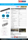 Corp iluminat LED SMD 150W 6400K ZEUGMA HOROZ
