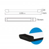 Corp iluminat LED SMD aplicat 54W 6400K TETRA/SQN HOROZ