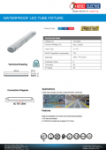 Corp iluminat tub led 2X18W IP65 PROFIX-120D LUMEN