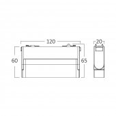Corp led sina 6W 48VDC 3000K BD60-13101 Braytron