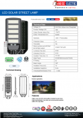 Corp stradal solar 300W cu senzor PIR GRAND-300 HOROZ