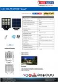 Corp stradal solar 600W cu senzor PIR GRAND/XL-600 HOROZ