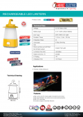 Felinar reincarcabil led 25W CRESPO Horoz