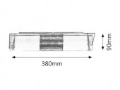 Lampa baie 2 becuri E14 PERIODIC 5808 Rabalux