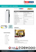 Lampa iluminat siguranta portabila LED 24W ALVES-24