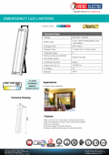 Lampa iluminat siguranta portabila LED 44W ALVES-44
