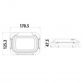 Lampa portabila LED SMD 10W reincarcabila IP44 PANDA-10 Horoz