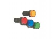 Lampa semnalizare 230V AC cu led rosu,verde,galben,alb,albastru FRDER