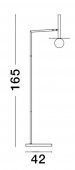 Lampadar 1 bec G9 PIELO 9043314 NOVA LUCE
