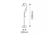 Lampadar clasic 1 bec E27 ELISETT 2758 Rabalux