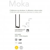 Lampadar led 16W LED-MOKA-PTC Luce Ambiente
