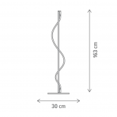 Lampadar led 32W CCT FIORA KL147008 Klausen