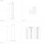 Lampadar modern LED 35W ANCHORENA 900392 Eglo
