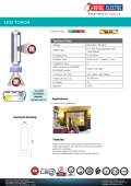 Lanterna reincarcabila led 3+8W WEAH Horoz