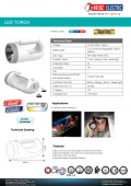 Lanterna reincarcabila led 5W LAMPARD Horoz