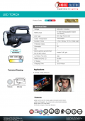 Lanterna reincarcabila led 5W MARADONA Horoz